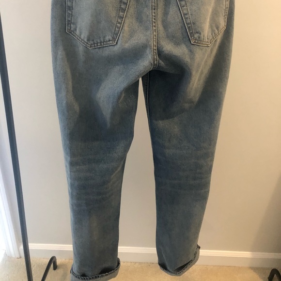 GRLFRND jeans size 25, high rise straight - Picture 3 of 8